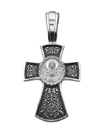 Крест из серебра/Чернение