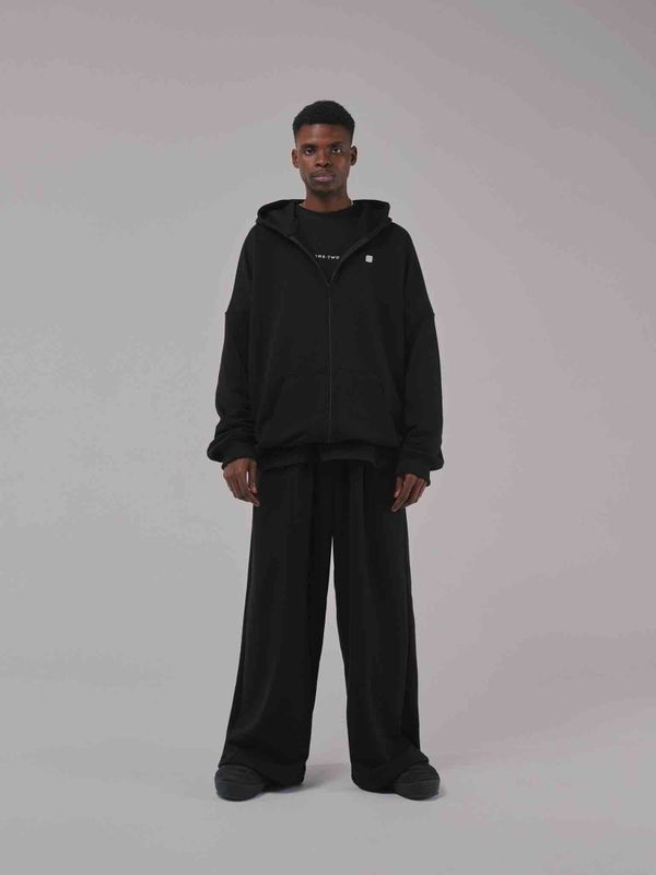 Худи Zip-Up Hoodie Logo черные - фото 2