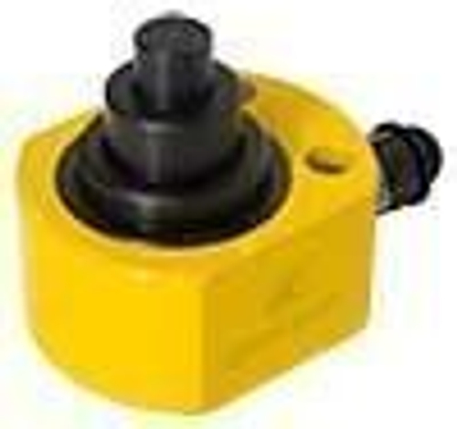 Домкрат низкий телескопический ДН30-54ПТ (30т, Ход 54мм, подхват 64мм) с гравитационным возвратом штока