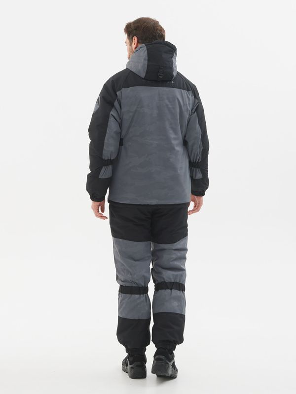 Костюм зимний Горка-Люкс ткань Breathable Camo цвет Серый