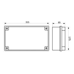 БАП для светильников ЭРА LED-LP-E200-1-240 универсальный до 200Вт 1час IP65 | Блоки аварийного питания