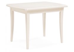 Деревянный стол Цизеан 100(132)х79х75 слоновая кость