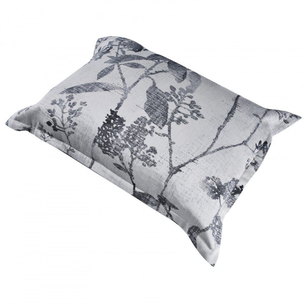 Наволочка декоративная 65x65 Hamam Japanese Blossom серая Италия
