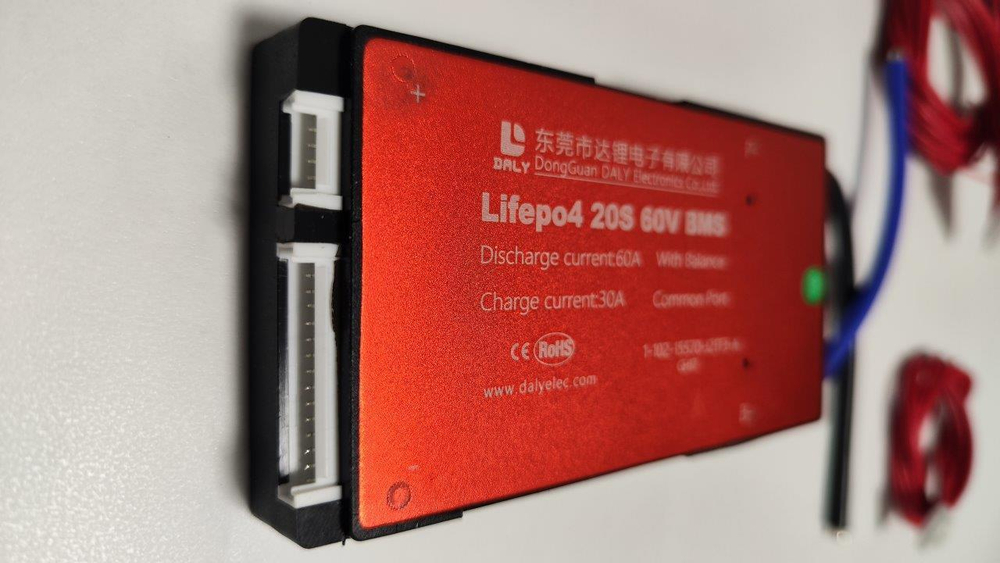Плата контроля BMS LiFePO4 20S 60V 60A