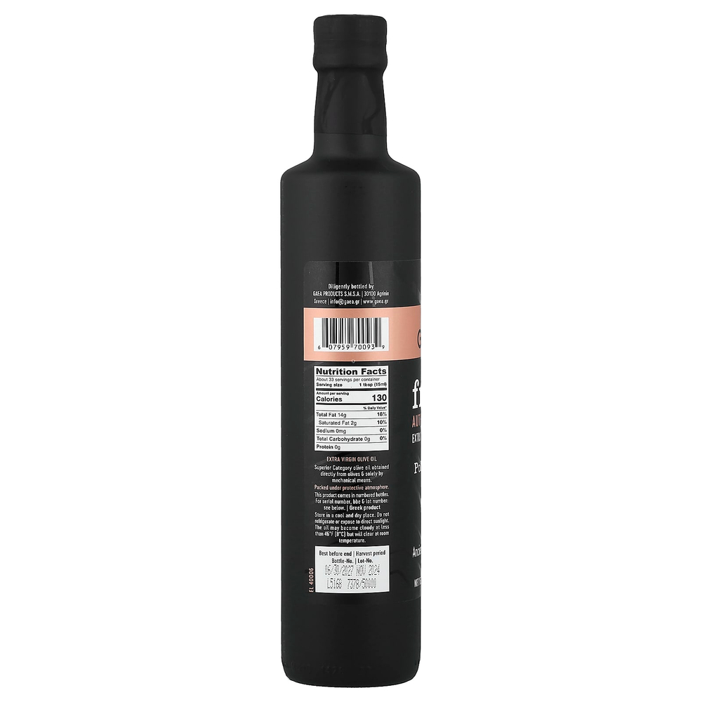 Gaea, Fresh, оливковое масло холодного отжима, 500 мл (16,9 жидк. унц.)