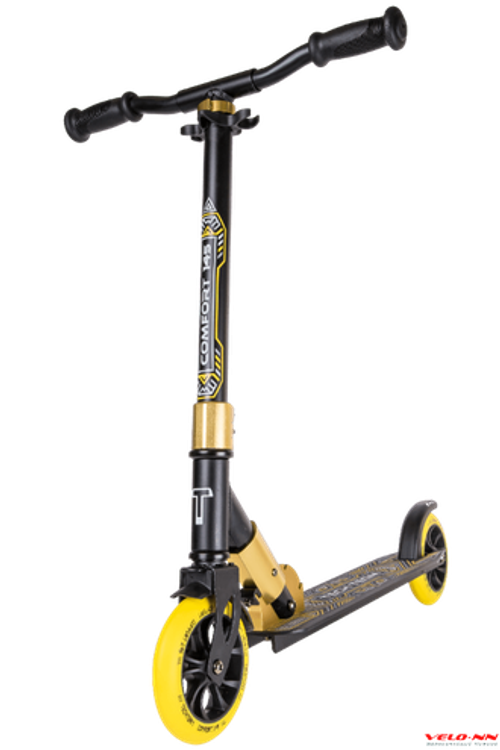 Самокат Tech Team  COMFORT 145R 2022 желтый