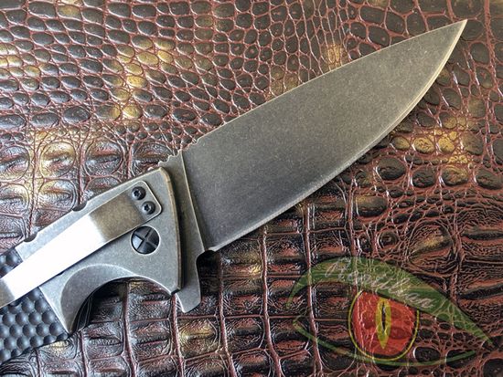 Складной нож STEELCLAW ЗМЕЯ черный c клинком из стали D2, рукоять G10