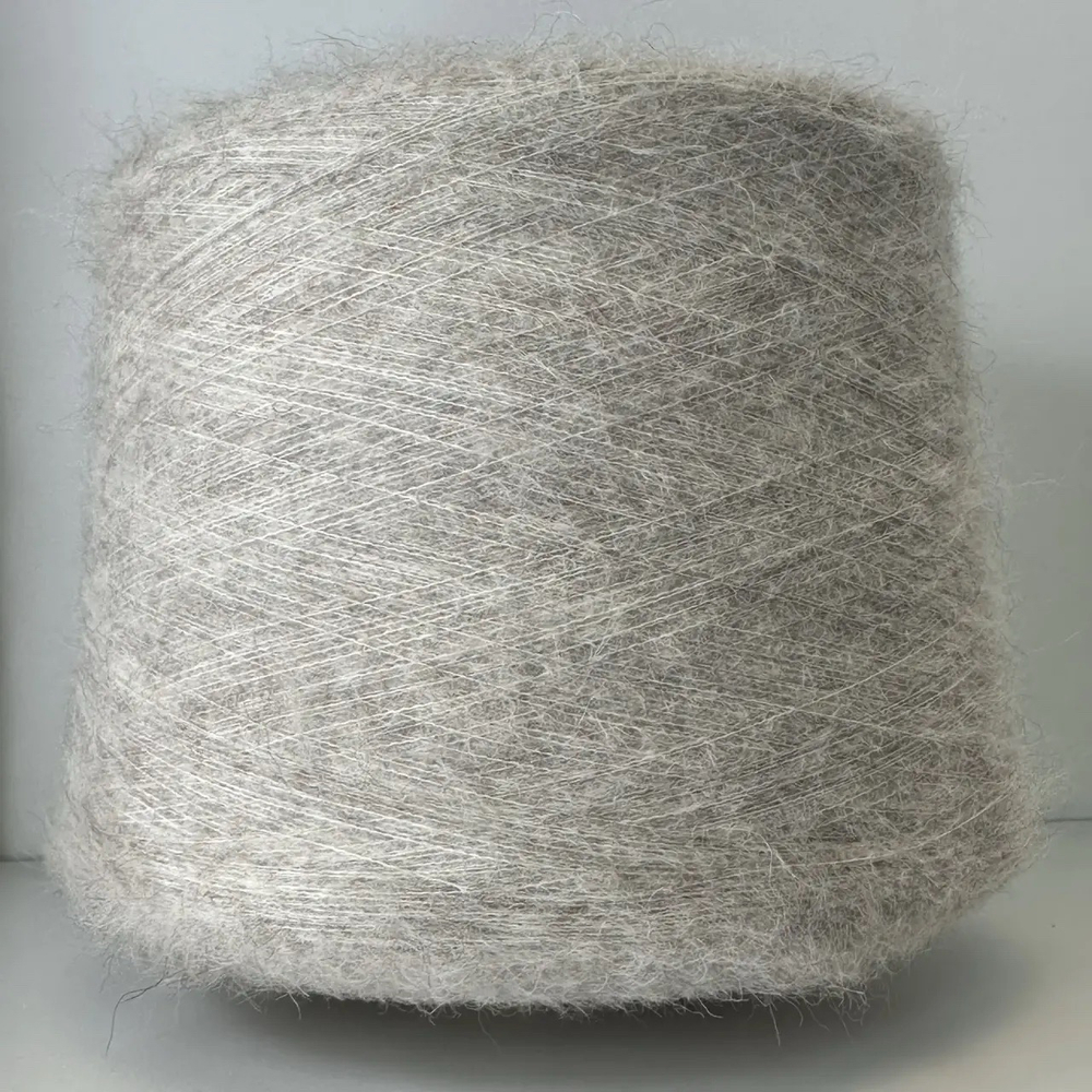 BIZET - Pecci Filati; 70% альпака, 30% п/а; 1500м/100гр; col. 701, цвет: светло-бежевый; S714