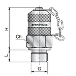 КТ 16x2 - BSPP (Ш) 1/2 flat face (металл.)