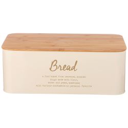 ХЛЕБНИЦА 2 В 1 AGNESS "АРКТИК" 6 Л 34*18*12,5 СМ ЦВЕТ: БЕЖЕВЫЙ