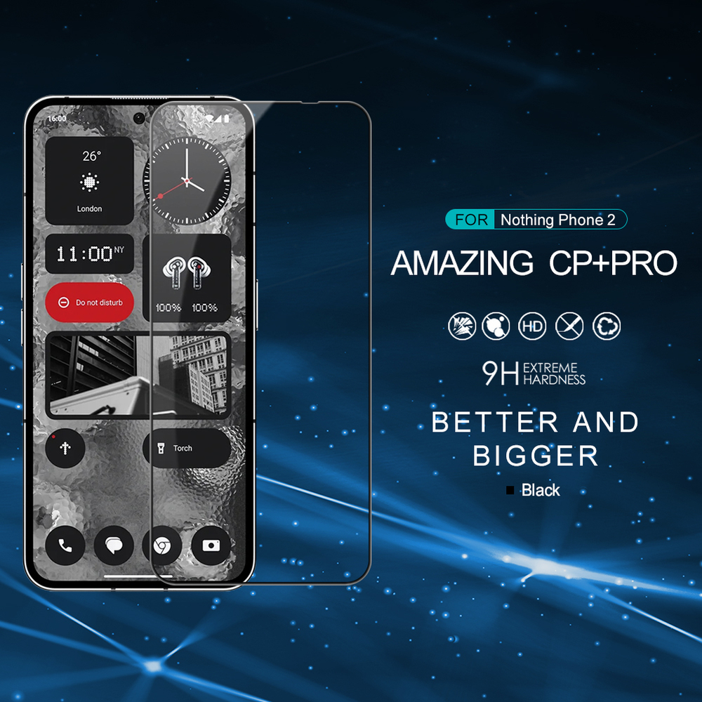 Защитное закаленное стекло от Nillkin для Nothing Phone 2, серия CP+PRO Anti-Explosion Glass Screen Protector