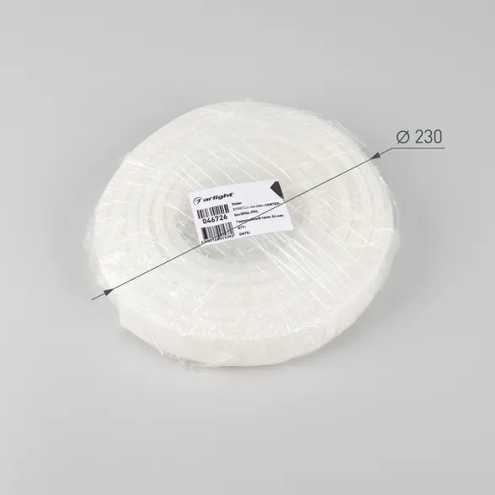 Экран STRETCH-25-CEIL-CENTER-5m OPAL-PVC (Arlight, Пластик) 046726