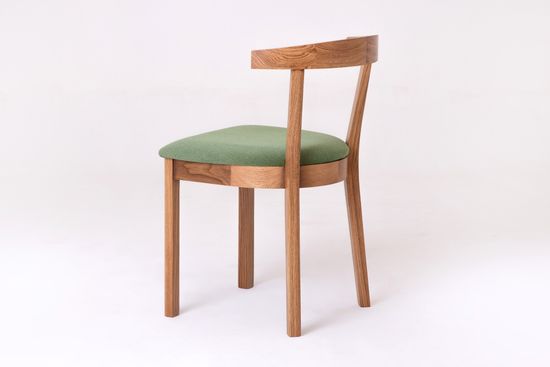 Стул Бари (дуб тон Светлый дуб, ткань  002 - Galaxy Green)