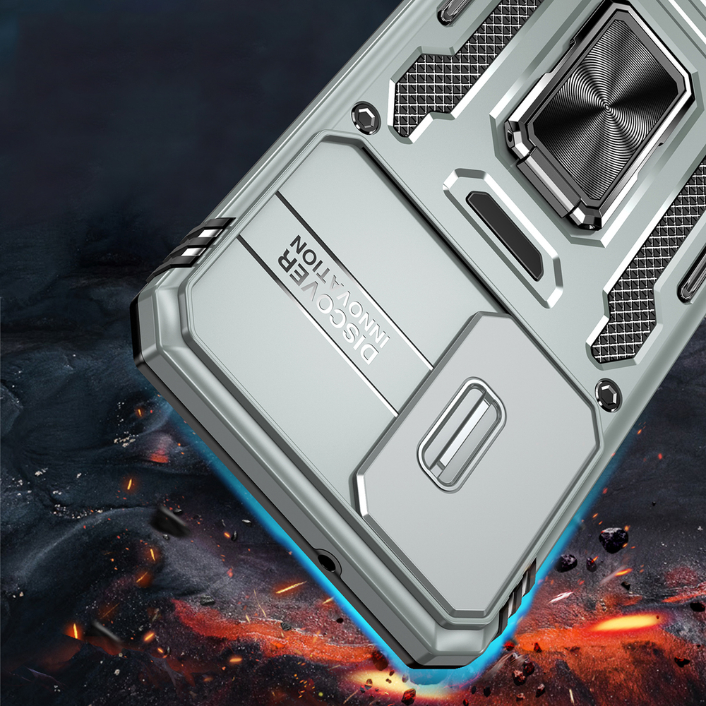 Чехол Safe Case с кольцом и защитой камеры для Samsung Galaxy S25+