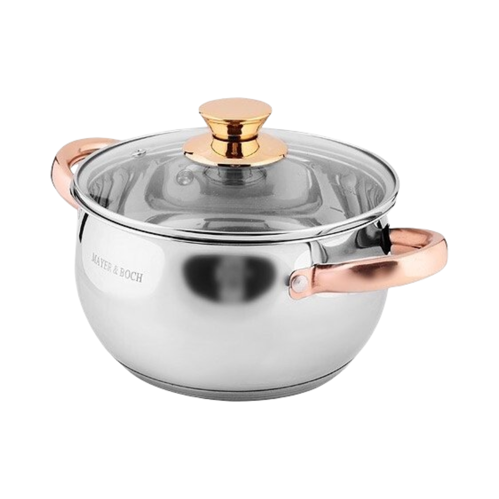 501069 Z Кастрюля со стеклянной крышкой 2,7л. 18см.