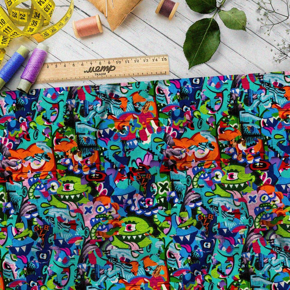 Ткань атлас настоящие монстры!
