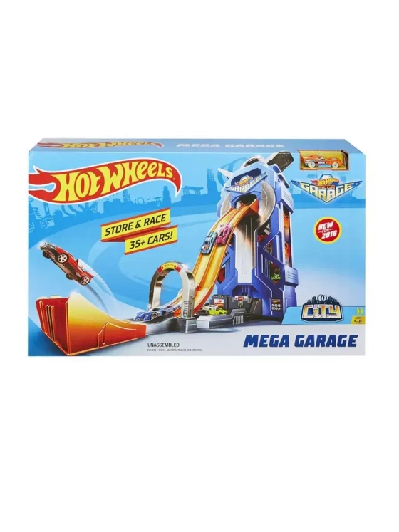 Автотрек Хот Вилс трек трасса Сити Мега гараж FTB68