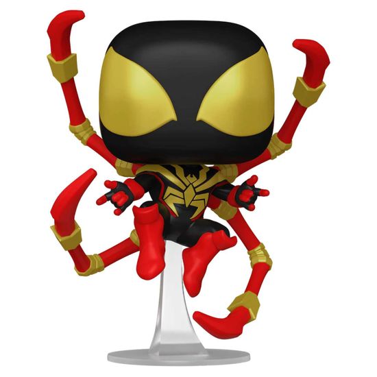 Фигурка Funko POP! Bobble Marvel Comics Miles Morales Iron Spider (1448) 83753 / Фигурка Фанко ПОП! по мотивам вселенной "Марвел", Майлз Моралес