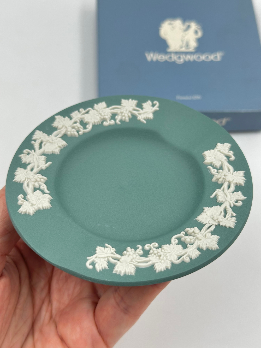 Пепельница тёмно-зелёная Wedgwood