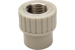 Муфта комбинированная PPR внутр. р. 20х1/2, серый, РТП (10933)