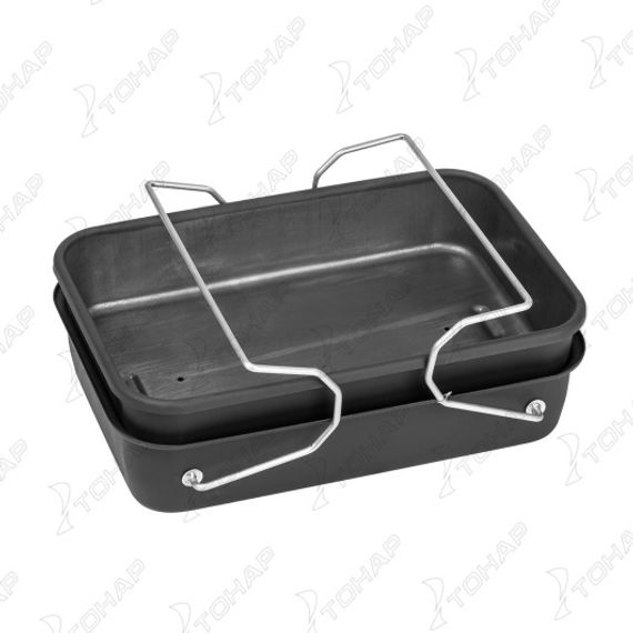 Коптильня с фиксаторами крышки, ст.1мм, термостойкое покрытие (T-HS-KP-02M) Helios (произв-во Тонар)