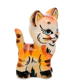 ГЛ- 059 Фигурка «Кошечка» цв. (Гжельский фарфор)