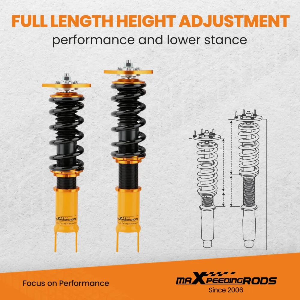 Coilover Suspension Kit подходит для автомобиля Nissan Fairlady Z 370Z Z34 2008 - Shock Absorber lowering kit