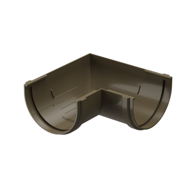 Угол желоба 90 Premium, каштан