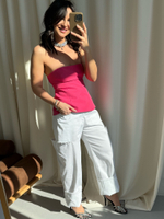 Топ-корсет розовый