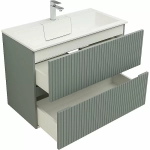 Тумба с раковиной Aquanet Джейн 100 313320 мисти грин