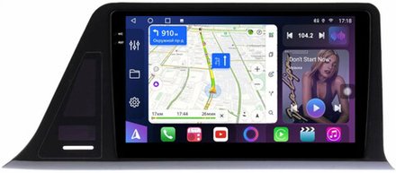 Магнитола для Toyota C-HR 2016-2019 (правый руль, вместо 230x130мм) - FarCar 9549RF3 монитор 9.5" QLED на Android 14, TS18, CarPlay, 4G SIM-слот