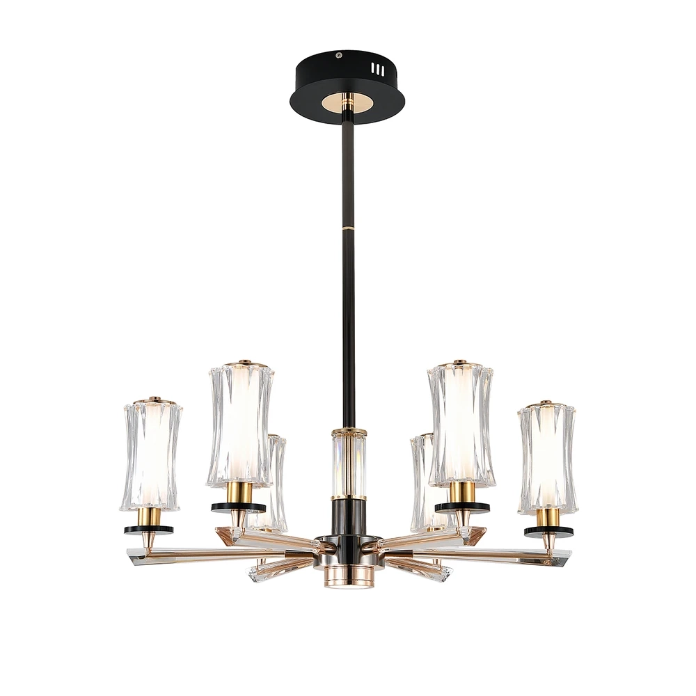 Люстра на штанге Indigo GRANDIOSO 13038/6R Black V000185L