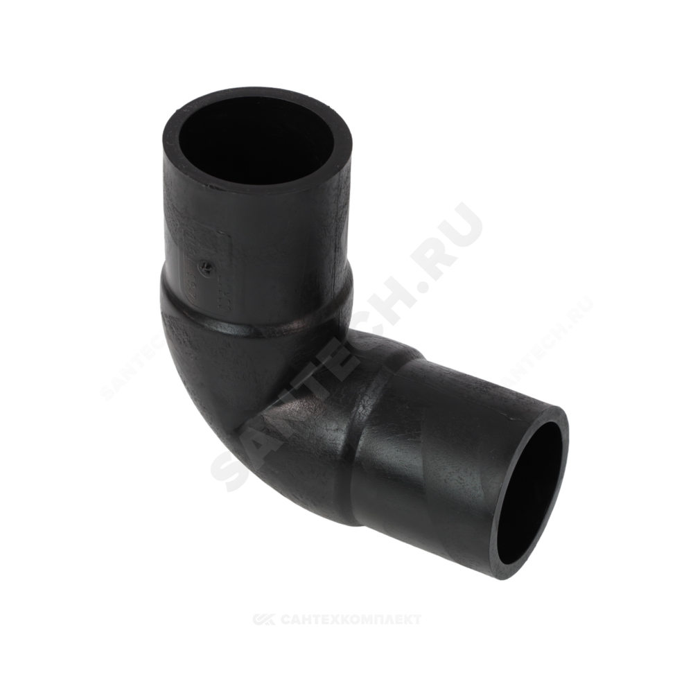 Отвод спигот ПЭ100 Дн 63х90гр Ру10 SDR17