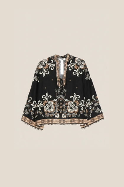TWINSET Блуза из смеси вискозы и льна