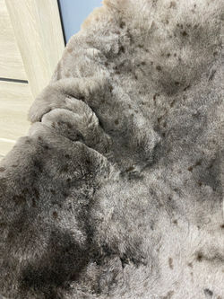 Шкура коврик меховой прикроватный овчина, 110х60 см.