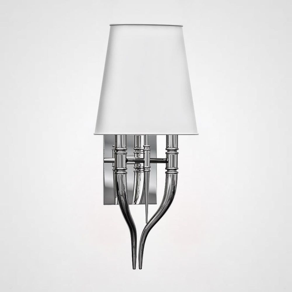 Настенный Светильник Crystal Light Brunilde Ipe Cavalli H52 Silver/White By Imperiumloft