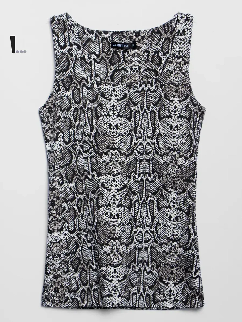 Майка летняя с принтом питон под пиджак