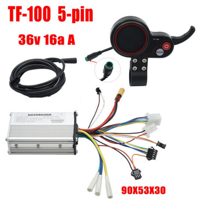 Контроллер универсальный 36v бортовой компьютер с курком газа для электросамоката