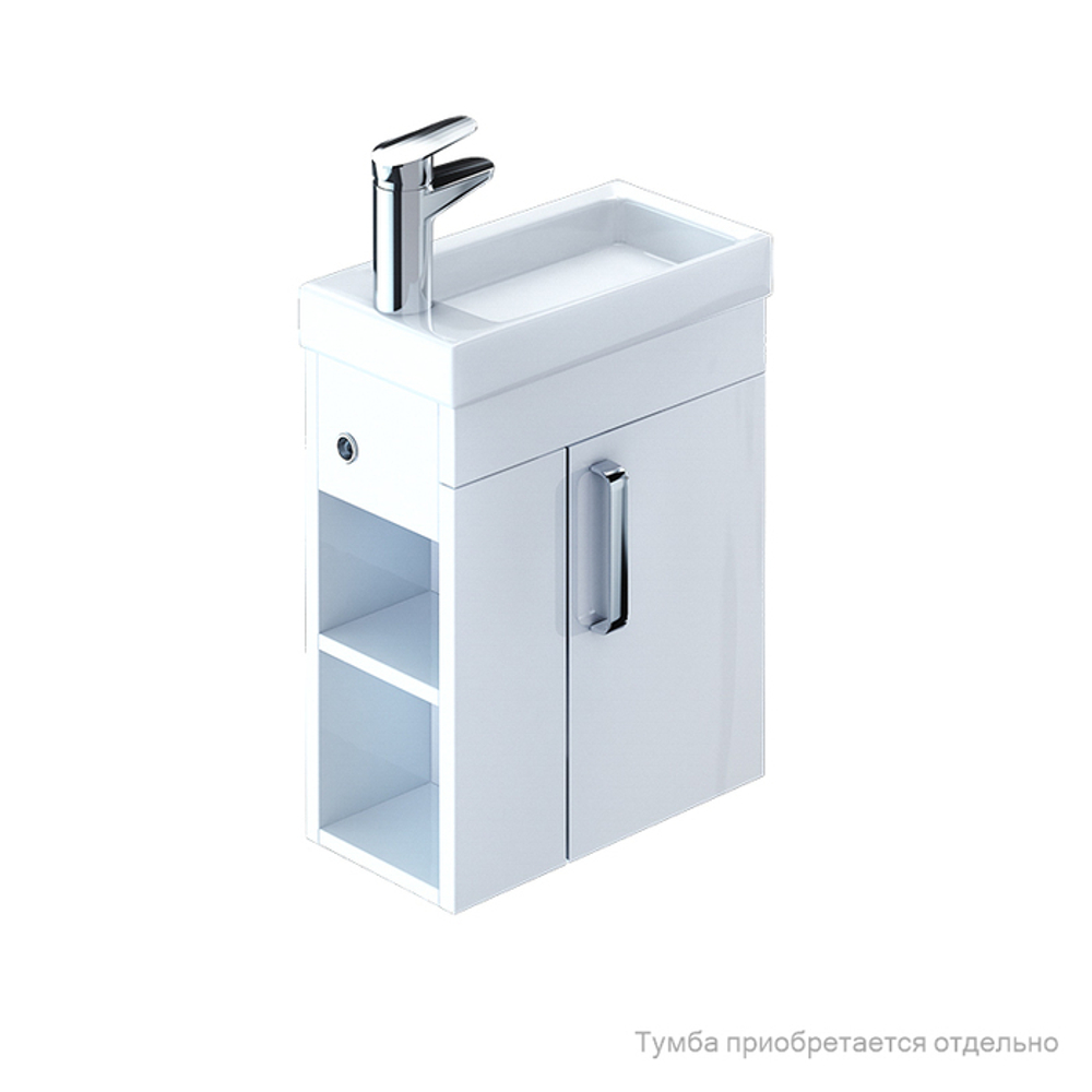 Умывальник мебельный IDDIS/MILARDO Optima Home, 40х20 см, 001, 0014000U28