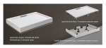 Душевой поддон Weltwasser WW TRS STONE WT 10000004368 100x100 белый