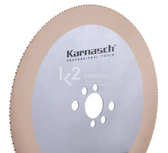 Диск пильный Karnasch HSS-Co5 с покрытием KX, 250×2×32 мм, Z=240 BW, арт. 5.1340.250.160