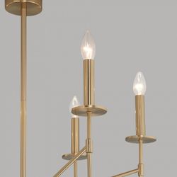 Люстра на штанге Eurosvet Anders 60142/6 латунь