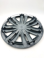 Колпаки на колеса гибкие черные с эмблемой R17 4 шт