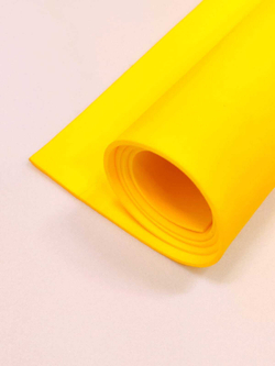 Фоамиран Иран 2 мм 60х70 см #212 Ярко-желтый