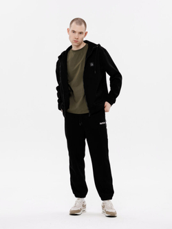 Зип Худи UNAFFECTED патч LOGO Черный