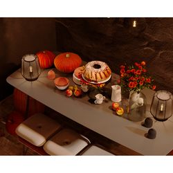 Лампа настольная Vinger, Ø22х26 см, черная