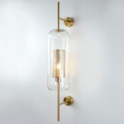 Настенный Светильник Catch Wall Cylinder L78 Brass By Imperiumloft