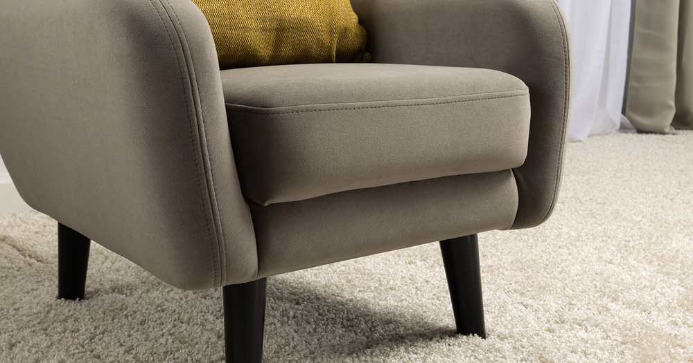 Дакота кресло для отдыха (серо-коричневый)