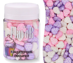 Посыпка Mr.FlavoR "Клубнички перламутровые цветные", 50 гр
