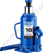 ЗУБР 16 т, 228 - 465 мм, бутылочный гидравлический домкрат, Профессионал (43060-16)